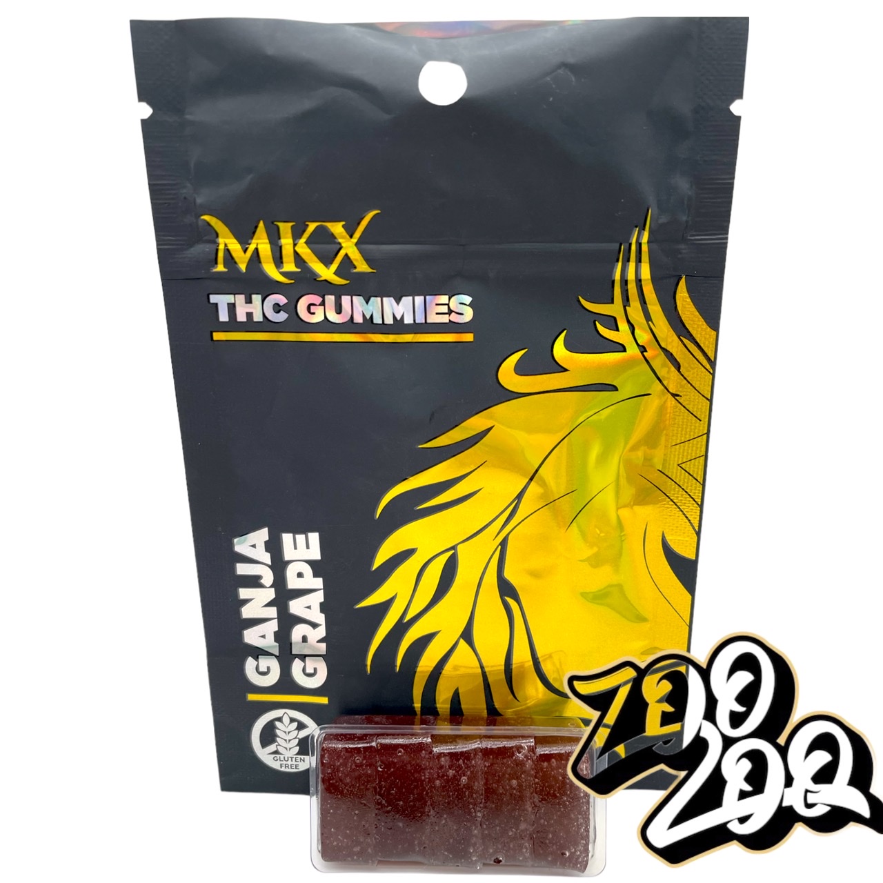 MKX Gummies **GANJA GRAPE** (100mg/5pc) | Zoo Zoo Farms