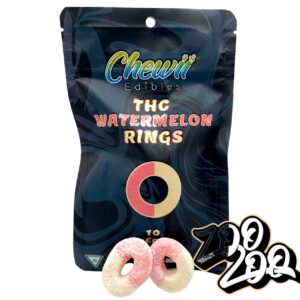 Chewii Gummies **WATERMELON RINGS** (100mg/10pc)