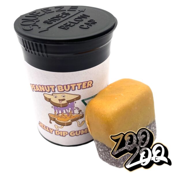 Puff and Stuff Gummies **PEANUT BUTTER JELLY DIPPED** (100 mg) **5/$25**