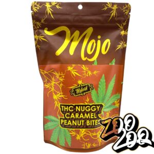 Mojo Chocolates **CARAMEL PEANUT BITES** (100mg/10PC) (H)