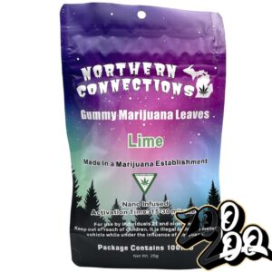 Northern Connections Gummies **LIME** (100mg/10pc) **Nano Infused**