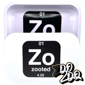 Zooted Brandz Metal Tray w/ Magnetic Lid