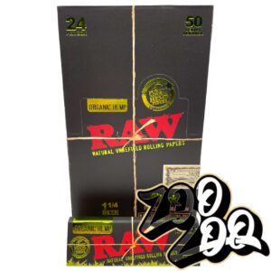 Raw Authentic Organic Hemp Black (1 1/4)