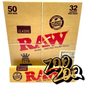 Raw Authentic King Size Slim Classic