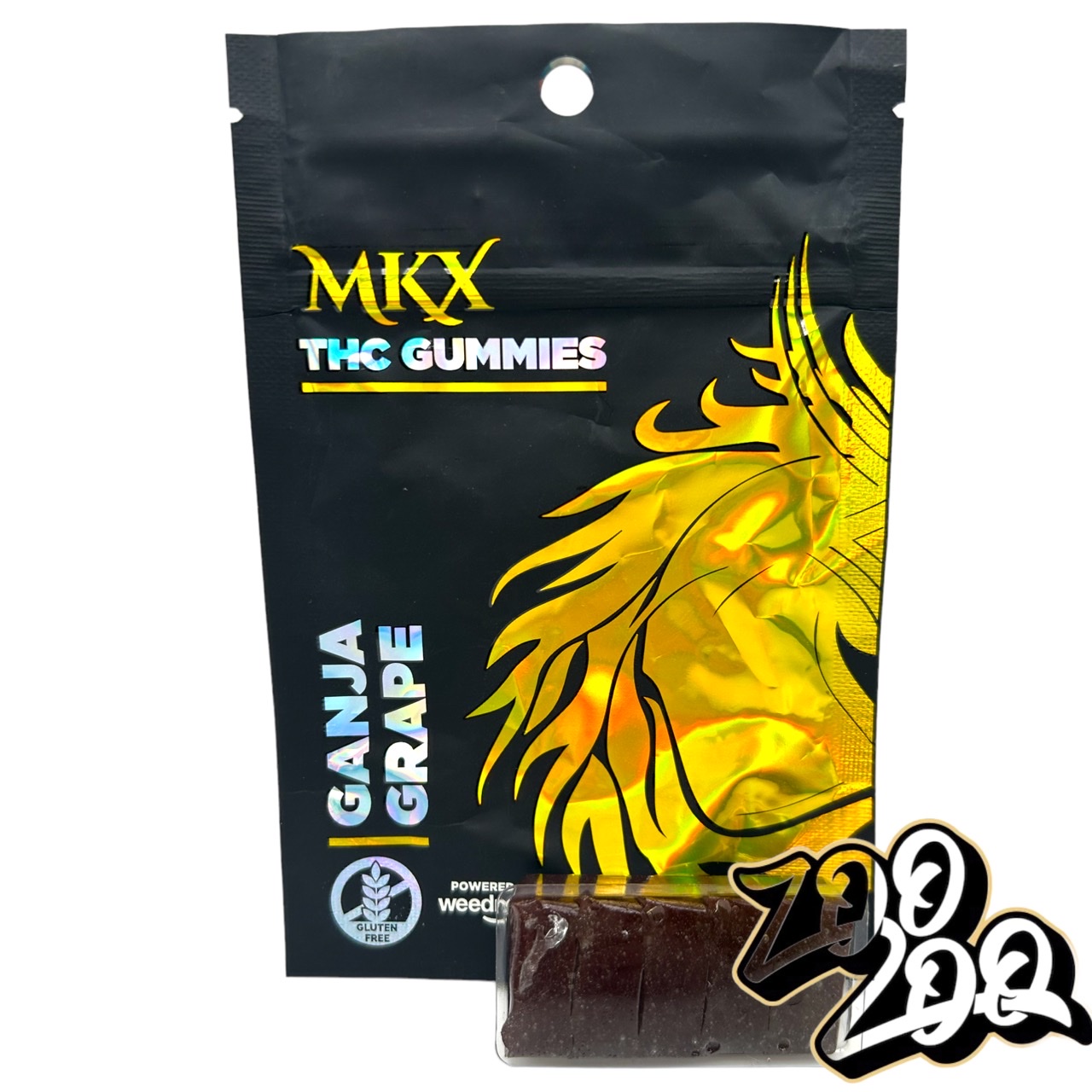 MKX Gummies **GANJA GRAPE** (100mg/5pc) | Zoo Zoo Farms