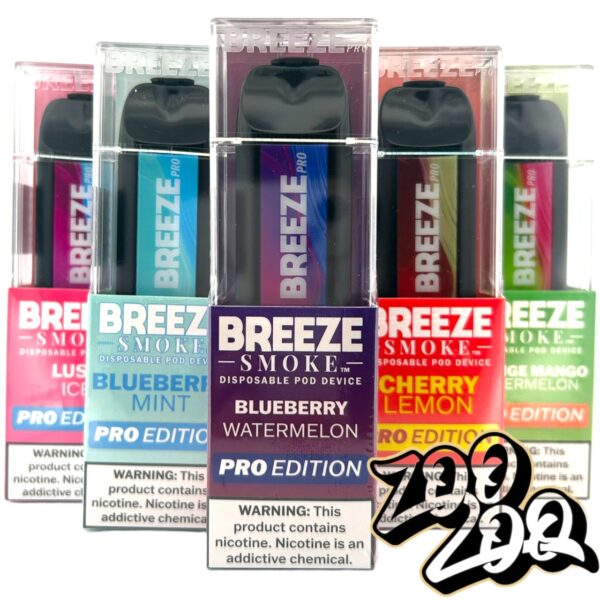 Breeze Pro (2000 Puffs) **BLUEBERRY MINT** (2/$30)