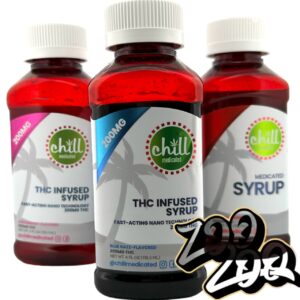 Chill Medicated (200mg) Syrup **BLUE RAZZ**