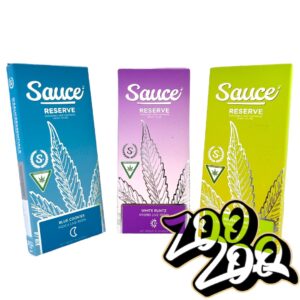 Sauce Essentials (1g) LIVE RESIN Disposable Vapes **BLUE COOKIES** (I)