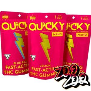 Quicky 100mg Gummies with Nano Tech **CHERRY** (Sativa)