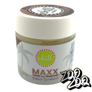 Chill Medicated Maxx (1000mg) Body Rub **OUTBACK SANDALWOOD** NOT EDIBLE - FOR EXTERNAL USE ONLY