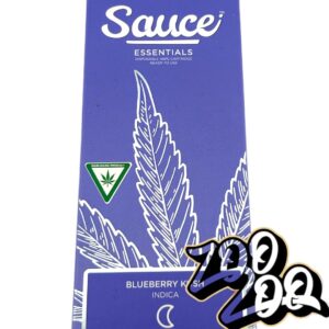 Sauce Essentials (1g) LIVE RESIN Disposable Vapes **BLUEBERRY GUSHER** (I)