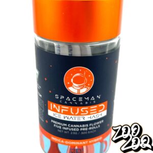 Spaceman Pre-Rolls Infused with Ice Water Hash (5Pack2.5gTotal) **MEAT BREATH** (Indica)