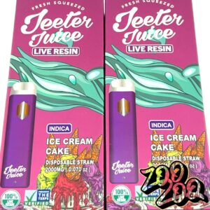 Jeeter Juice 2g Live Resin Disposables **ICE CREAM CAKE** (indica)