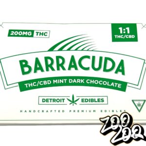 Barracuda 200Mg Chocolates **THC+CBD MINT DARK CHOCOLATE**