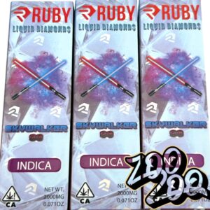 Ruby 2g Liquid Diamond/Live Resin  **SKYWALKER OG** (indica)