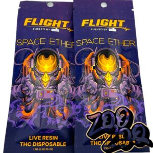 Flight 1g Live Resin Disposable Vapes **SPACE ETHER**