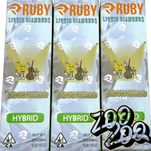 Ruby 2g Liquid Diamond/Live Resin  **LEMONCELLO** (hybrid)