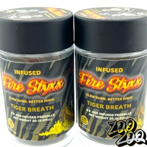 Glorious Cannabis INFUSED Fire Stykx 4Pack Pre-Rolls **TIGER BREATH** (2/$40)