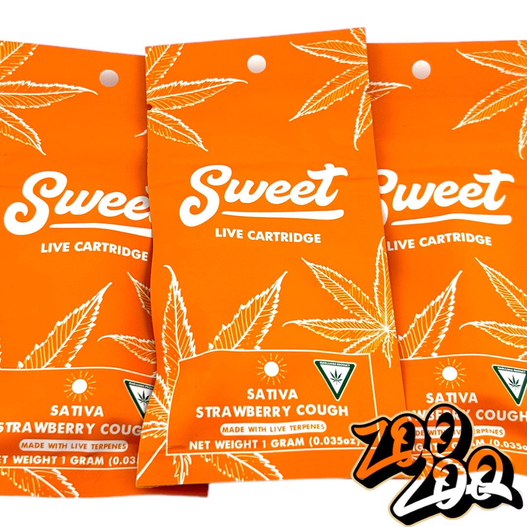 Sweet 1g Live Resin 510 Thread Carts **STRAWBERRY COUGH** (sativa ...