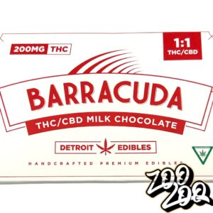 Barracuda 200Mg Chocolates **THC+CBD MILK CHOCOLATE**