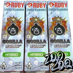 Ruby 2g Liquid Diamond/Live Resin  **GORILLA BOMB** (hybrid)