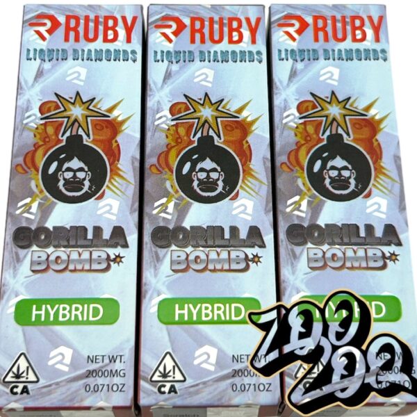 Ruby 2g Liquid Diamond/Live Resin  **GORILLA BOMB** (hybrid)