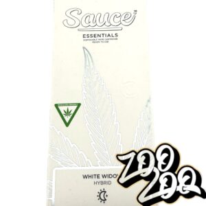 Sauce Essentials (1g) LIVE RESIN Disposable Vapes **WHITE WIDOW** (hybrid)