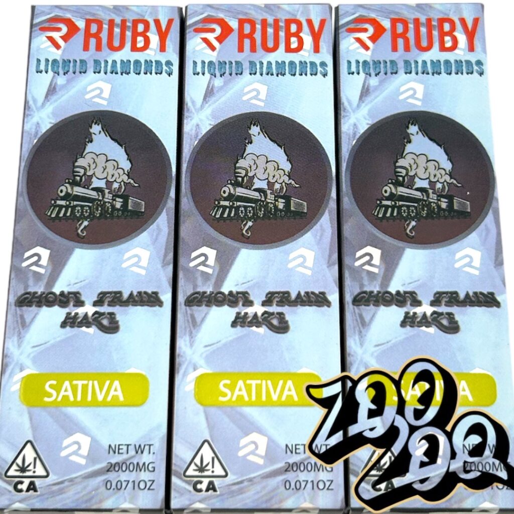 Ruby 2g Liquid Diamond Live Resin **ghost Train Haze** (sativa) 