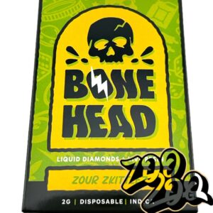 Bone Head 2g Liquid Diamond/Live Resin Disposables 2/$40  **ZOUR ZKITTLEZ** (indica)