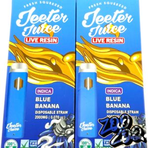Jeeter Juice 2g Live Resin Disposables **BLUE BANANA** (indica)