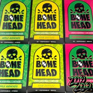 Bone Head 2g Liquid Diamond/Live Resin Disposables **APPLE AIRHEAD** (hybrid)