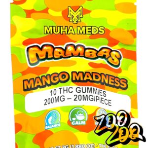 Mambas HASH ROSIN 200mg Gummies **MANGO MADNESS**