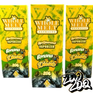 Whole Melt Extracts 2g Disposables with Liquid Diamonds & Live Resin **BANANA DIESEL** (hybrid)