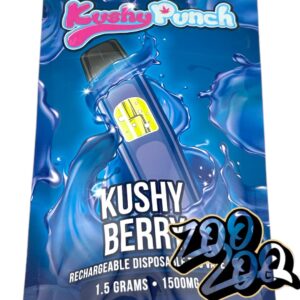 Kushy Punch (1.5g) Disposable Vapes **KUSHY BERRY**