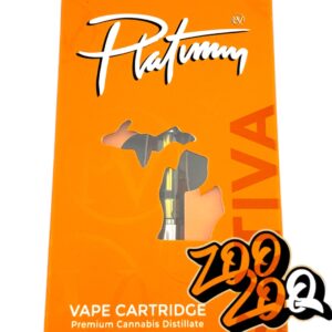 Platinum Vape (1g) 510 Thread Cartridges **CUSH** (Sativa)