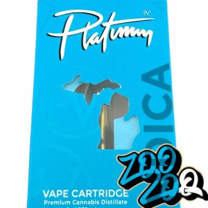 Platinum Vape (1g) 510 Thread Cartridges **BLACK LIME RESERVE** (Indica) (12/$100)