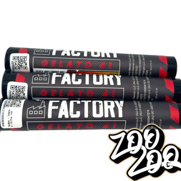 The Factory 1g Pre-Rolls **GELATO 41** (indica)