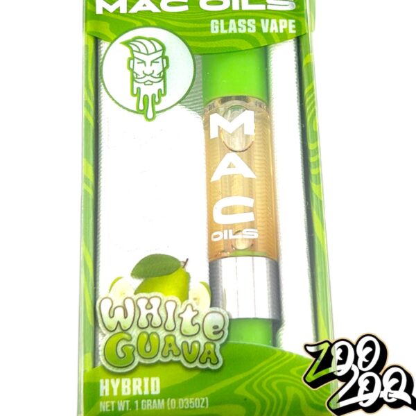 Mac Oils (1g) 510 Thread Cartridges **WHITE GUAVA** (H)