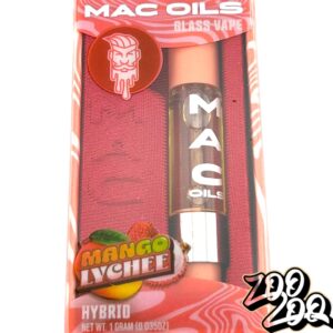 Mac Oils (1g) 510 Thread Cartridges **MANGO LYCHEE** (H)