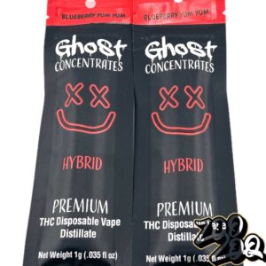 Ghost Concentrates 1g Disposables **BLUEBERRY YUM YUM** (hybrid)
