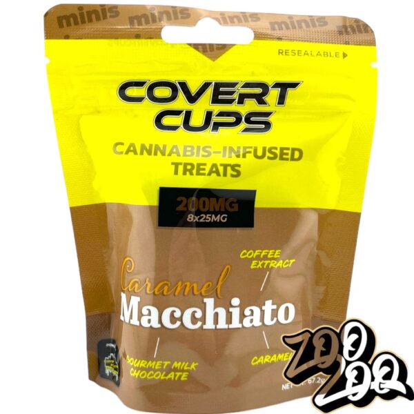 Covert Cups 200Mg Chocolate Treats **CARAMEL MACCHIATO**