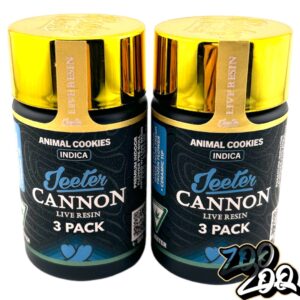 Jeeter Cannon LIVE RESIN 3Pack Pre-Rolls **ANIMAL COOKIES** (indica)
