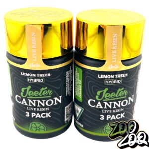 Jeeter Cannon LIVE RESIN 3Pack Pre-Rolls **LEMON TREE** (hybrid)