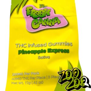 The Fresh Canna 200mg Gummies **PINEAPPLE EXPRESS** (sativa)