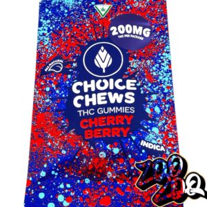 Choice 200mg Gummies **CHERRY BERRY** (indica)