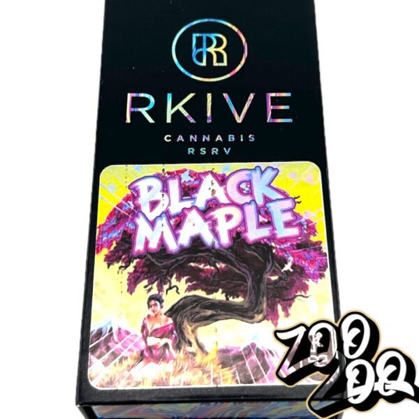 RKIVE Cannabis (0.5g) Hash Rosin Disposable Vapes **BLACK MAPLE**