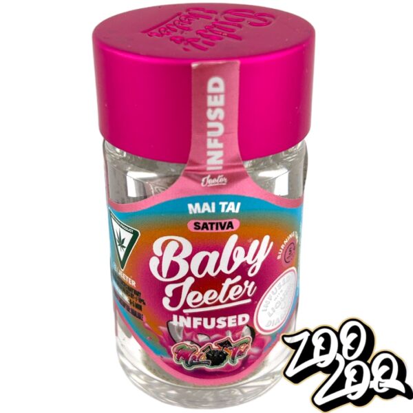 Baby Jeeter 5pk Pre-Rolls (0.5gEach) **MAI TAI** (S) **Infused w/ Liquid Diamonds** 35.45%