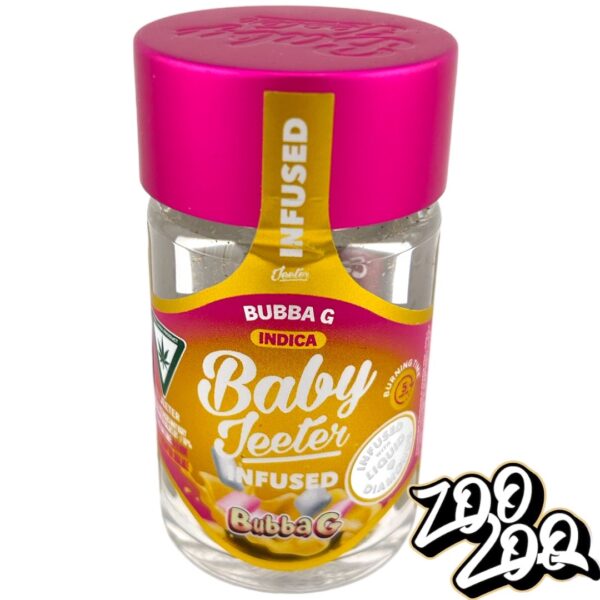 Baby Jeeter 5pk Pre-Rolls (0.5gEach) **BUBBA G** (I) **Infused w/ Liquid Diamonds** 32.74%