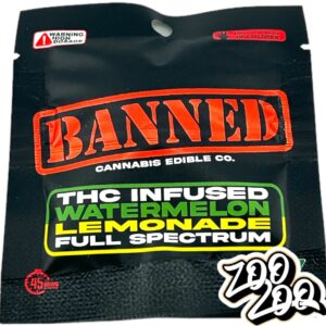 Banned Cannabis Co. 200mg Gummies **WATERMELON LEMONADE** (1 Piece)