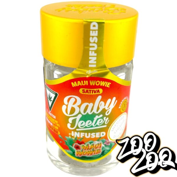 Baby Jeeter 5pk Pre-Rolls (0.5gEach) **MAUI WOWIE** (S) **Infused w/ Liquid Diamonds** 39.17%